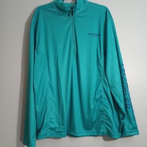 Men's Nautica Angler Quarter-Zip Fishing Shirt XXL‎